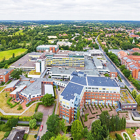 Gebäude vom Agaplesion Diakonieklinikum in Rotenburg Gebäude vom Agaplesion Diakonieklinikum in Rotenburg