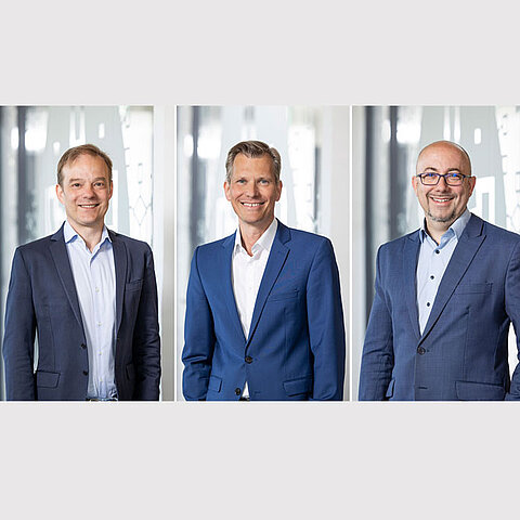 Klaus Kleber, Guido Bötticher, Thomas Simon - VISUS Geschäftsführer Klaus Kleber, Guido Bötticher, Thomas Simon - VISUS Geschäftsführer
