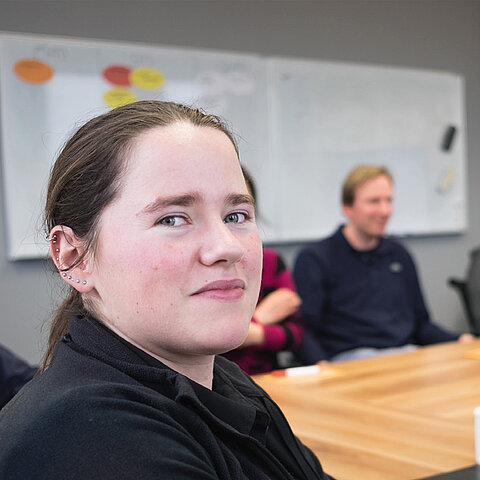 Dr. Anna Burczik, VISUS Produktmanagement Agiles Gedränge